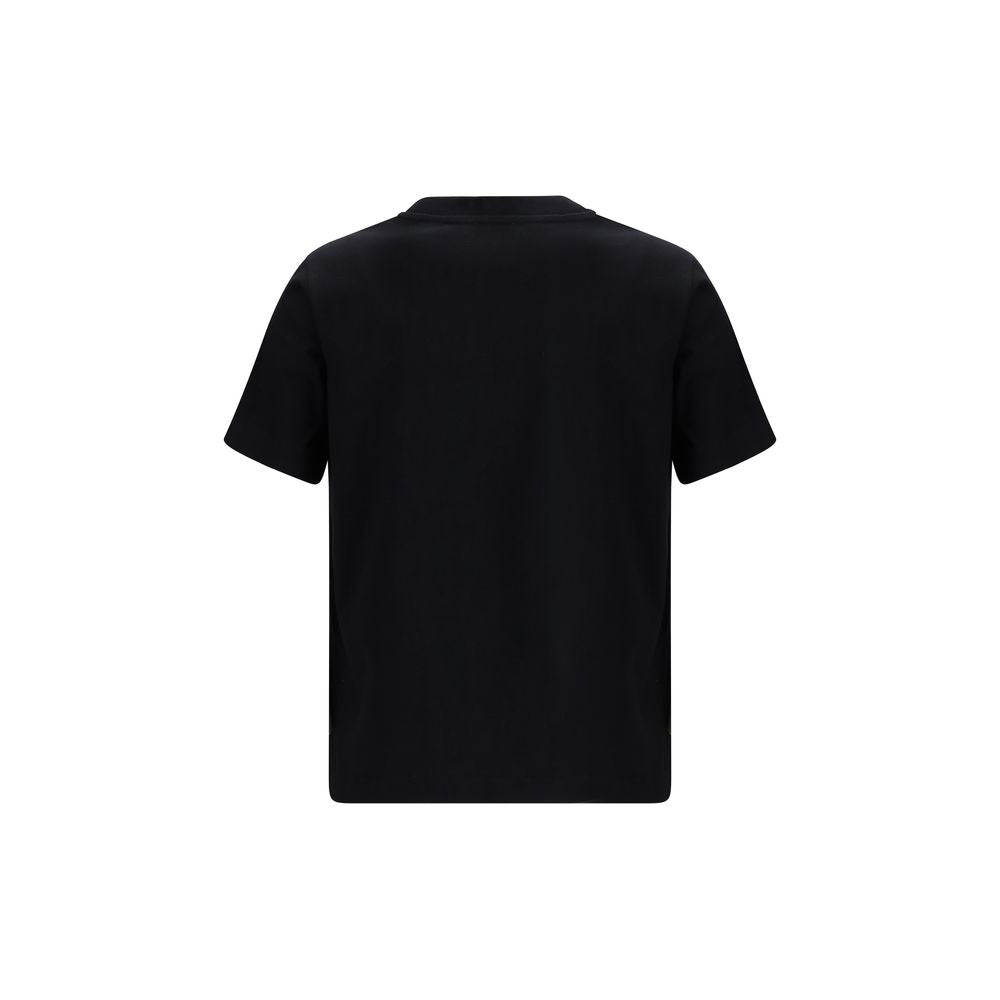 Black Cotton T-Shirt Burberry