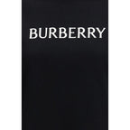 Black Cotton T-Shirt Burberry