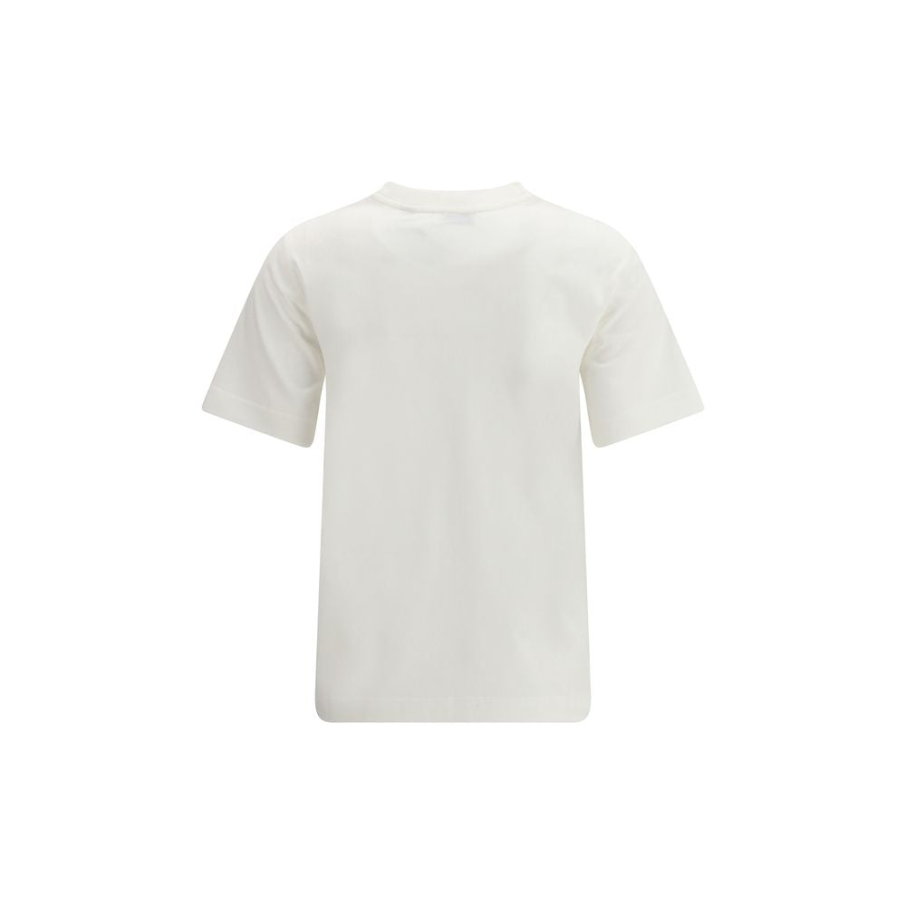 White Cotton T-Shirt Burberry