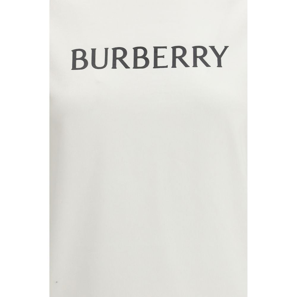 White Cotton T-Shirt Burberry