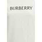 White Cotton T-Shirt Burberry