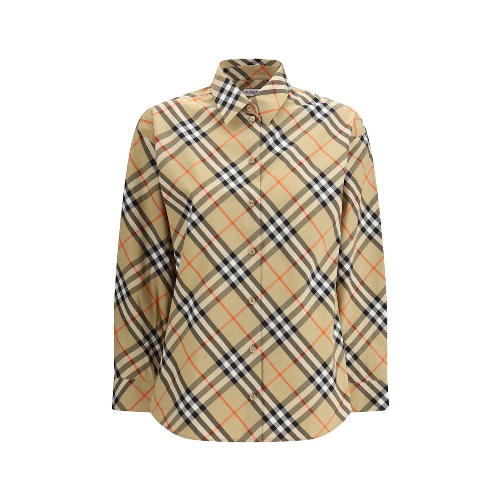Multicolor Cotton Pattern Shirt Burberry