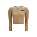 Brown Wool Sweatshirt Chloé