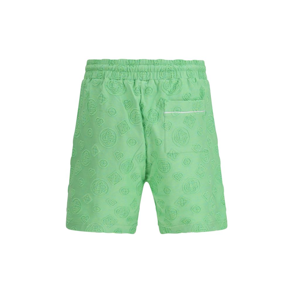 Bicolor Cotton Bermuda Shorts Casablanca