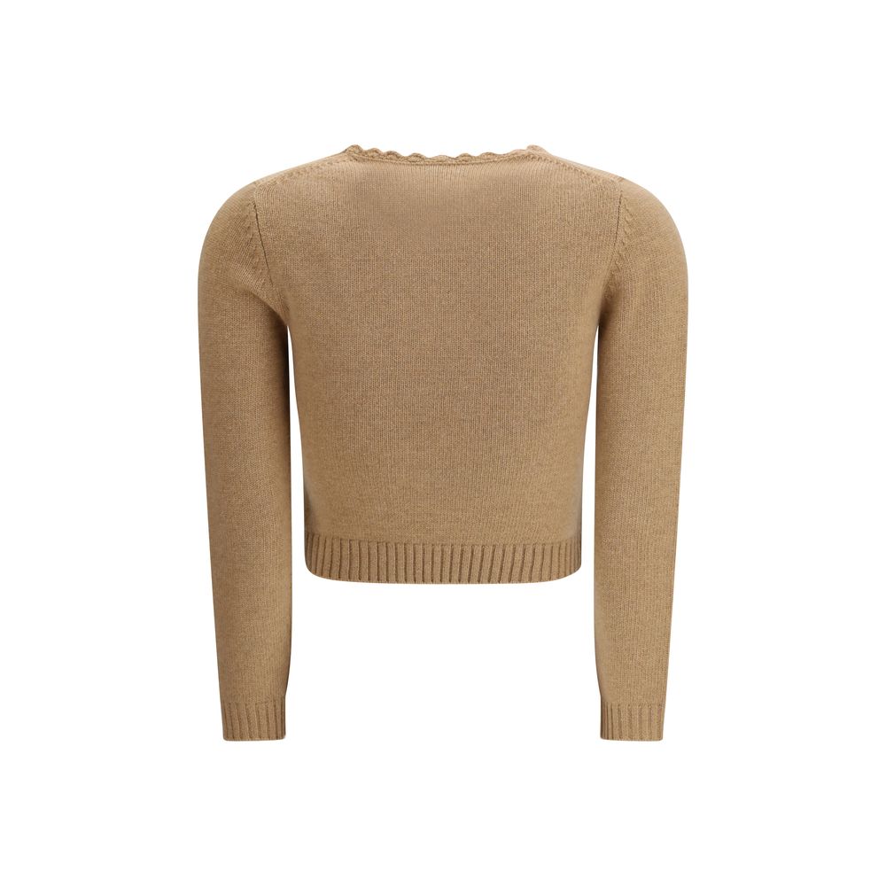 Brown Wool Sweatshirt Chloé
