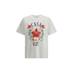 White Cotton T-Shirt Casablanca