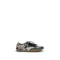 Gray Recycled Polyester Athletic Sneakers Miu Miu