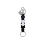 Black Nylon Keychain Prada