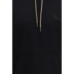 Black Cotton Sweatshirt Burberry