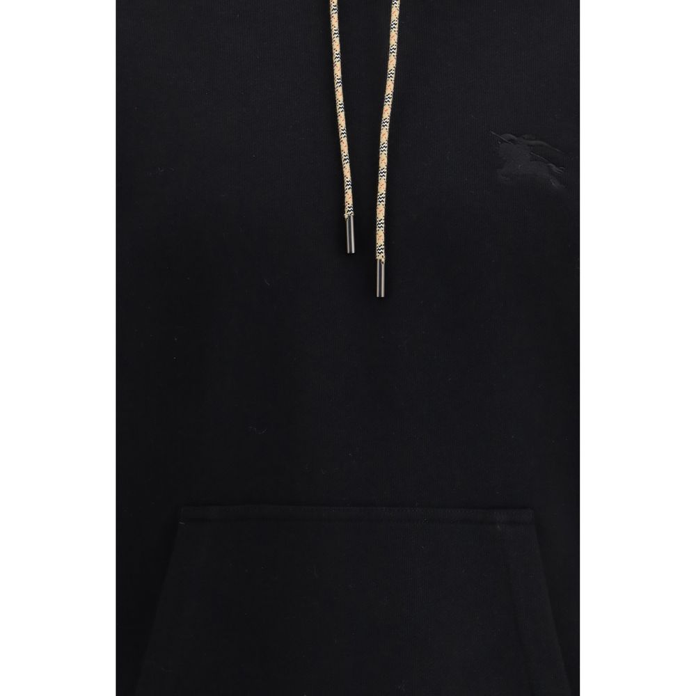 Black Cotton Sweatshirt Burberry