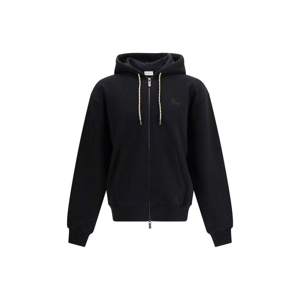 Black Cotton Sweatshirt Burberry