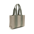 Beige Linen Shoulder Bag Chloé