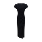 Black Cotton Casual Dress Isabel Marant