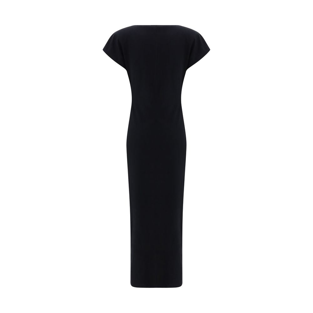 Black Cotton Casual Dress Isabel Marant