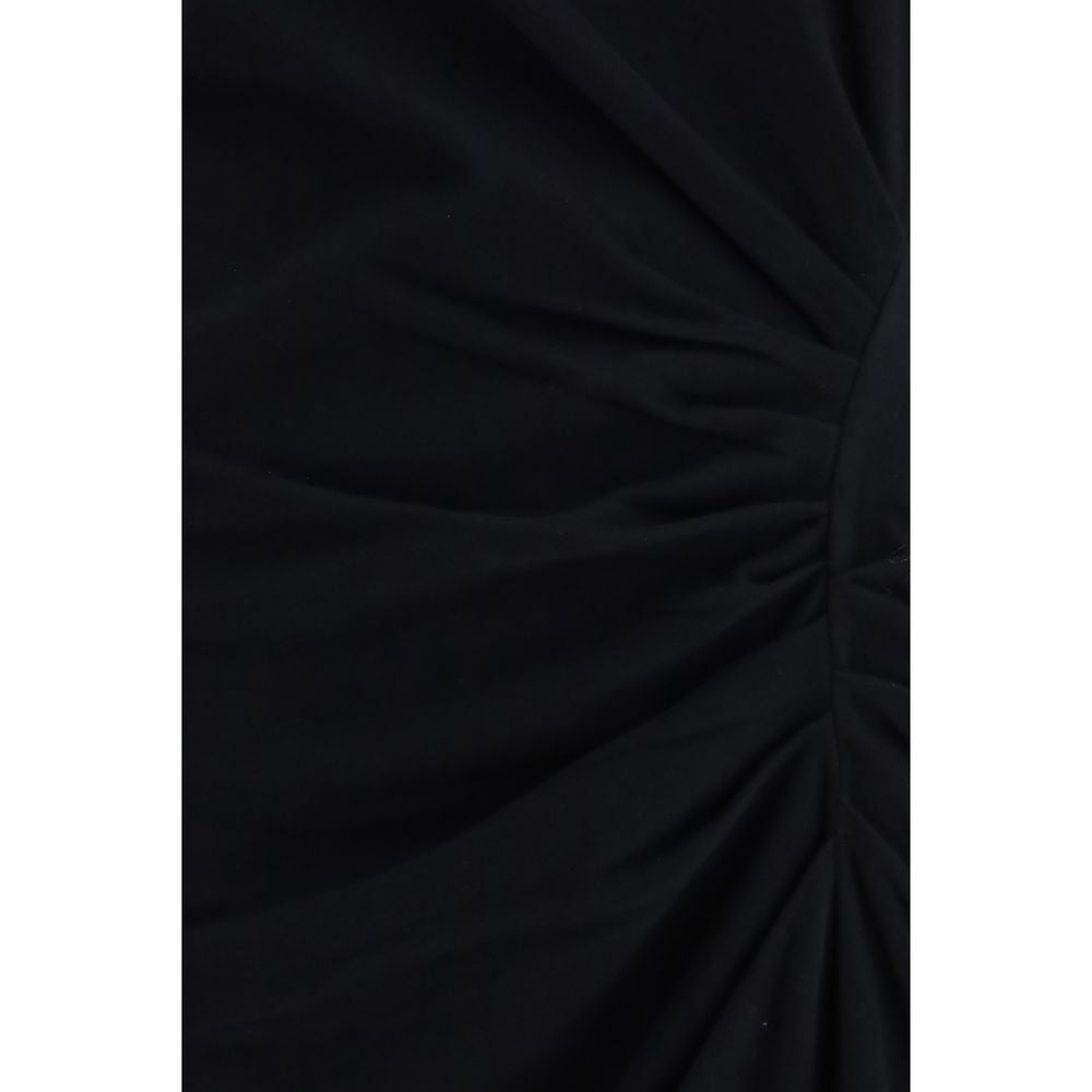 Black Cotton Casual Dress Isabel Marant