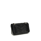 Black Calf Leather Bos Taurus Shoulder Bag