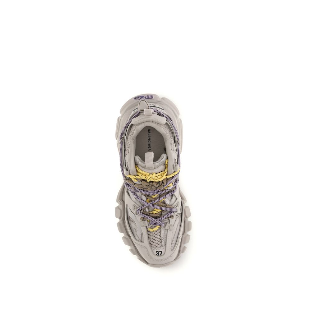 Gray Polyester Athletic Sneakers Balenciaga