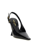 Black Calfskin High Heel Pumps Saint Laurent