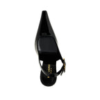 Black Calfskin High Heel Pumps Saint Laurent