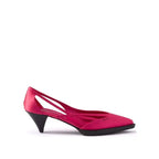 Multicolor Silk Mid Heel Pumps Prada
