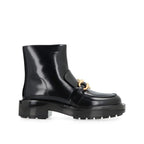 Black Calfskin Ankle Boots Bottega Veneta