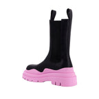 Black Calfskin Chelsea Boots Bottega Veneta