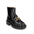 Black Calfskin Ankle Boots Bottega Veneta