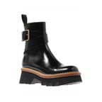 Black Calfskin Ankle Boots Chloé