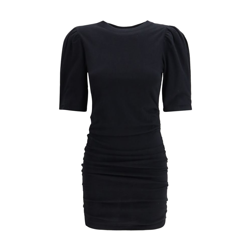 Black Cotton Casual Dress Isabel Marant