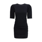 Black Cotton Casual Dress Isabel Marant