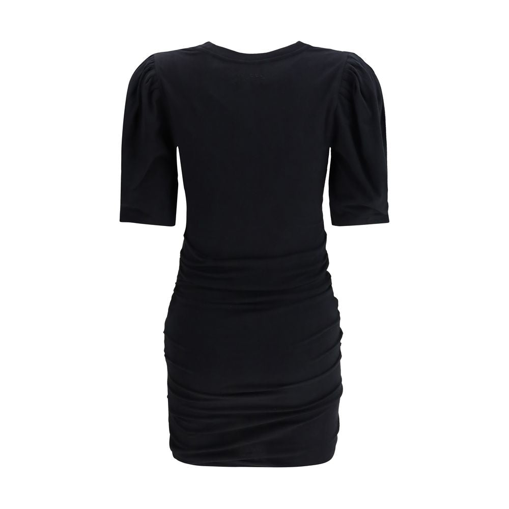 Black Cotton Casual Dress Isabel Marant
