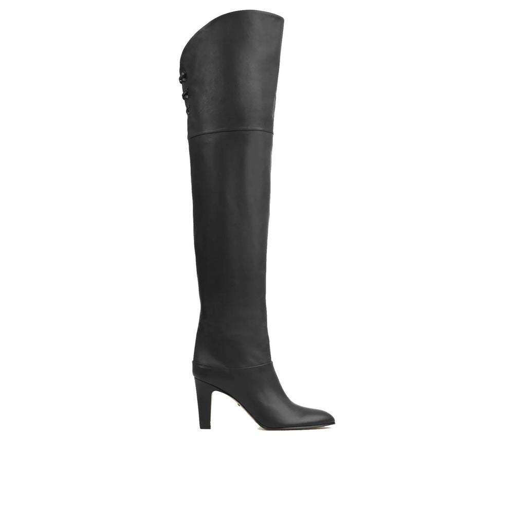 Black Calfskin Over The Knee Chloé