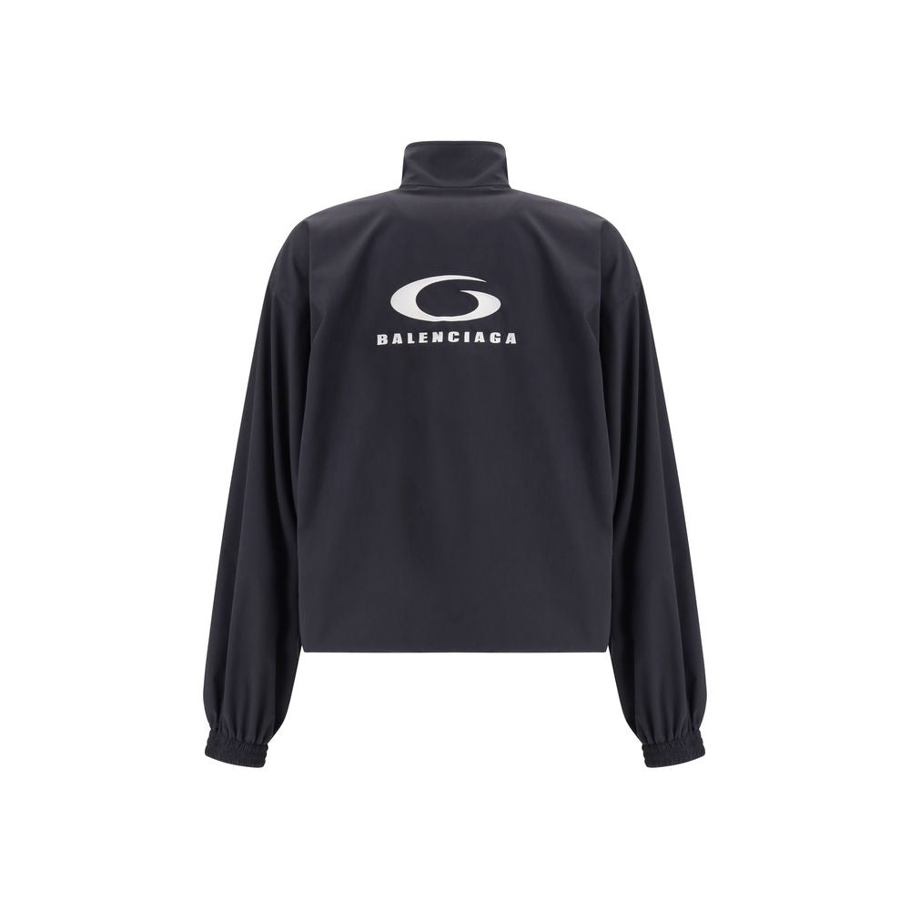 Black Polyester Shell Jacket Balenciaga