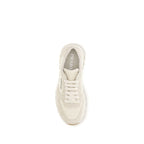 Beige Nylon Low Top Sneakers Prada