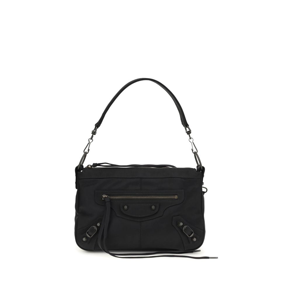 Black Polyamide Shoulder Bag Balenciaga