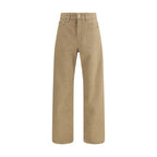 Beige Cotton Straight-Leg Jeans Jacquemus