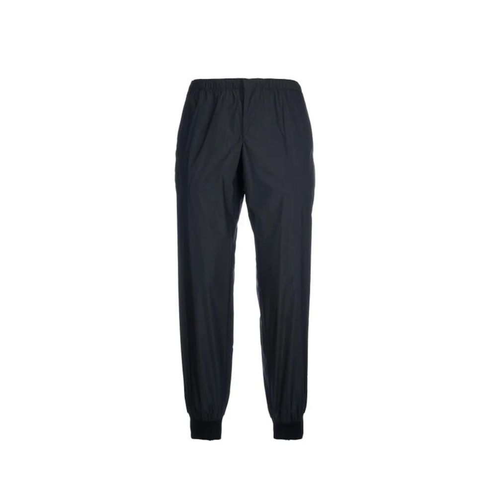 Black Nylon Joggers (Workout Pants) Prada