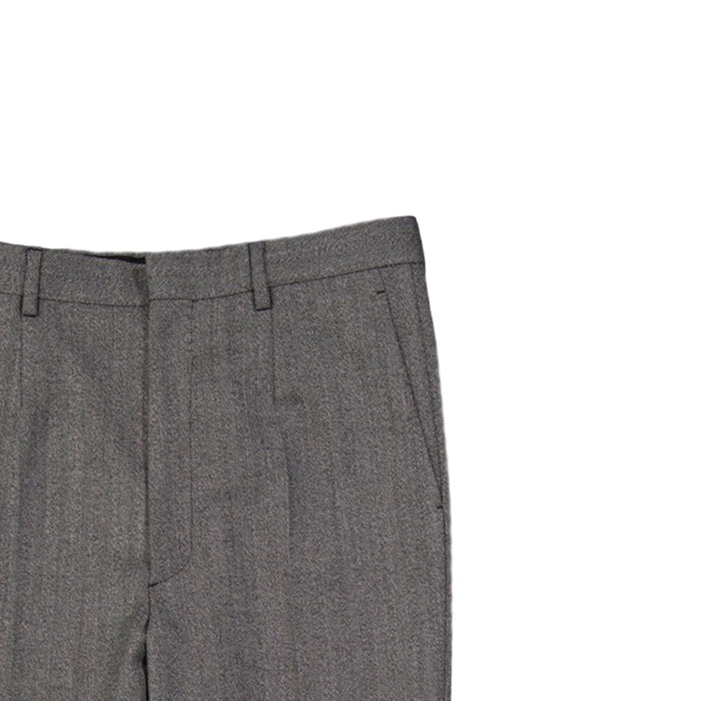 Gray Wool Dress Pants Prada