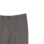 Gray Wool Dress Pants Prada