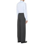 Blue Cotton Dress Shirt Prada