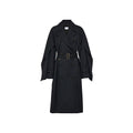 Black Polyester Coat Burberry