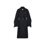 Black Polyester Coat Burberry