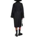 Black Polyester Coat Burberry