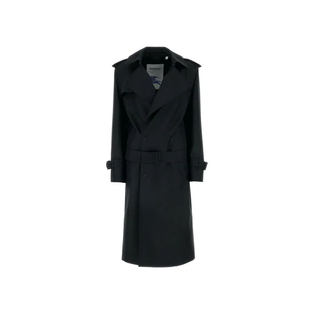 Black Polyester Coat Burberry