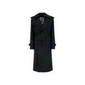 Black Polyester Coat Burberry
