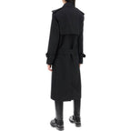 Black Polyester Coat Burberry