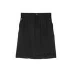 Black Copper Mini Skirt Saint Laurent
