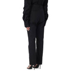 Black Cotton Casual Pants Saint Laurent