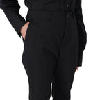 Black Cotton Casual Pants Saint Laurent