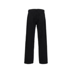 Black Cotton Relaxed Fit Jeans Saint Laurent